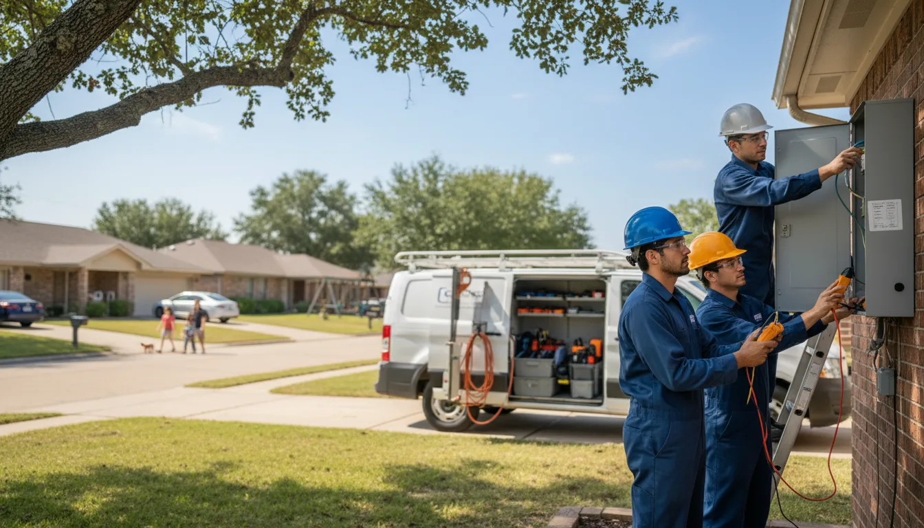 Certified electrician providing emergency electrical services in Epps, LA